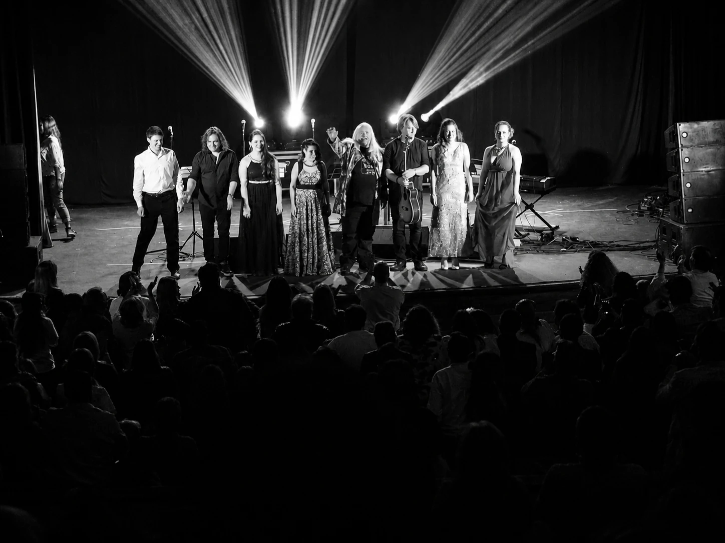 Fotografía del concierto homenaje a China Zorrilla