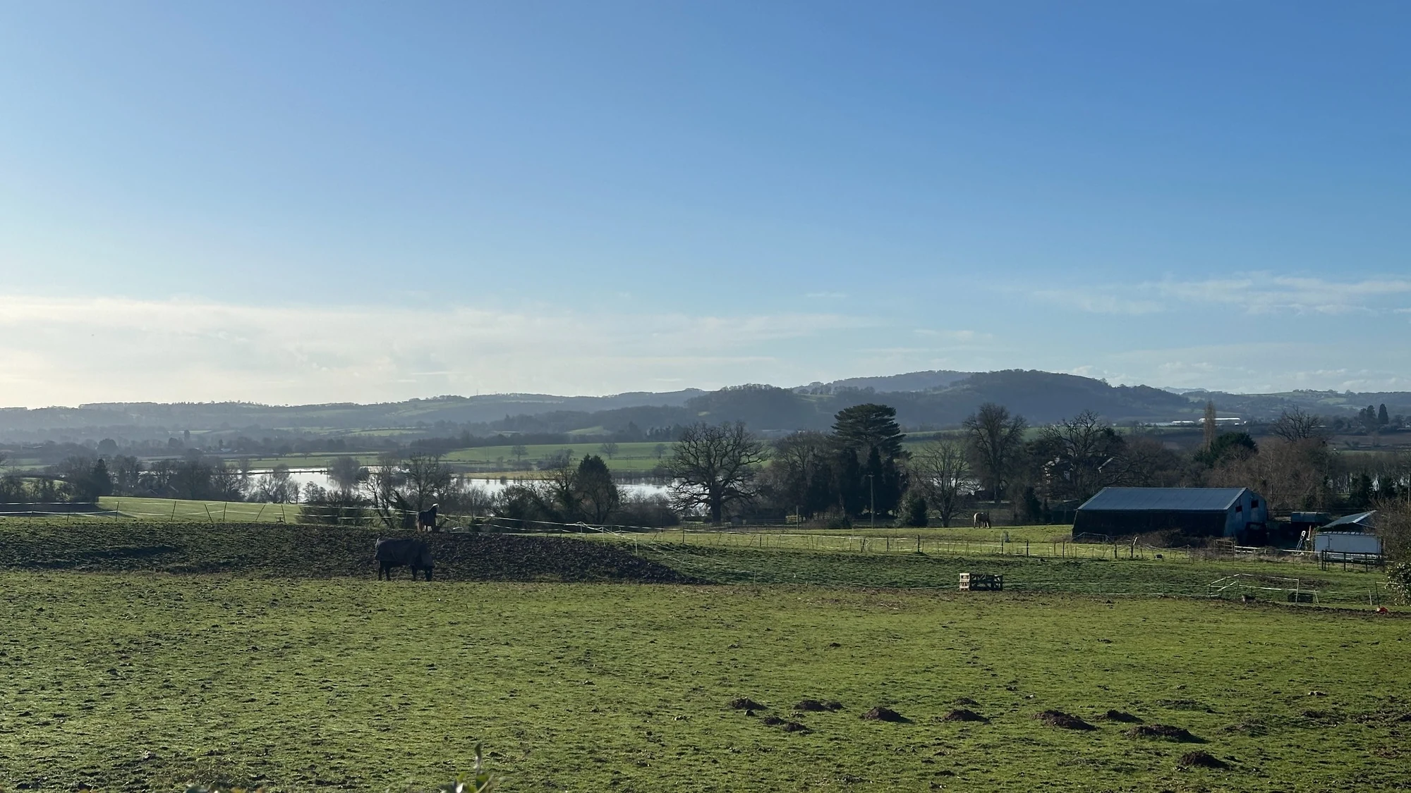 Paisaje de Hereford, Inglaterra
